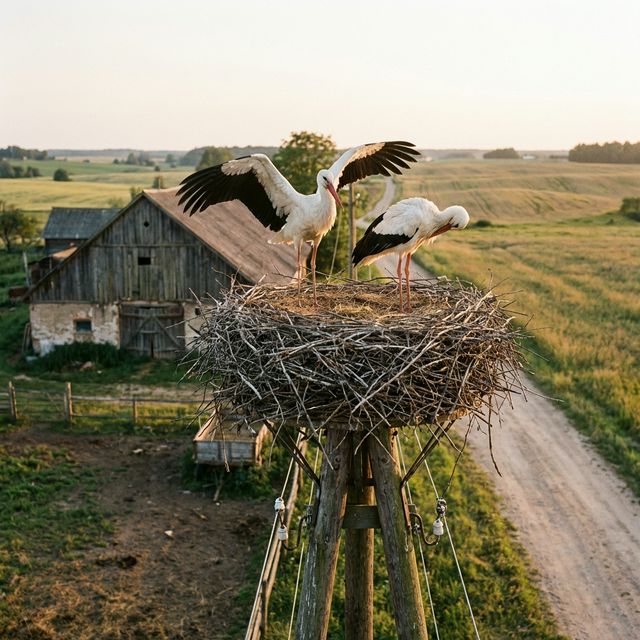 Ooievaars Pim en Suus